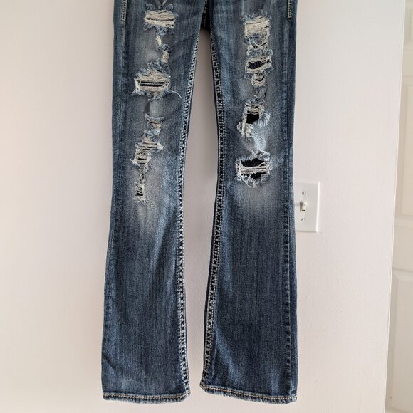 Silver jeans mid rise AIKO boot cup - Picture 10 of 11